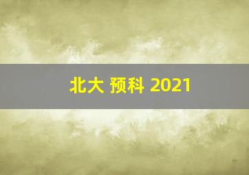 北大 预科 2021